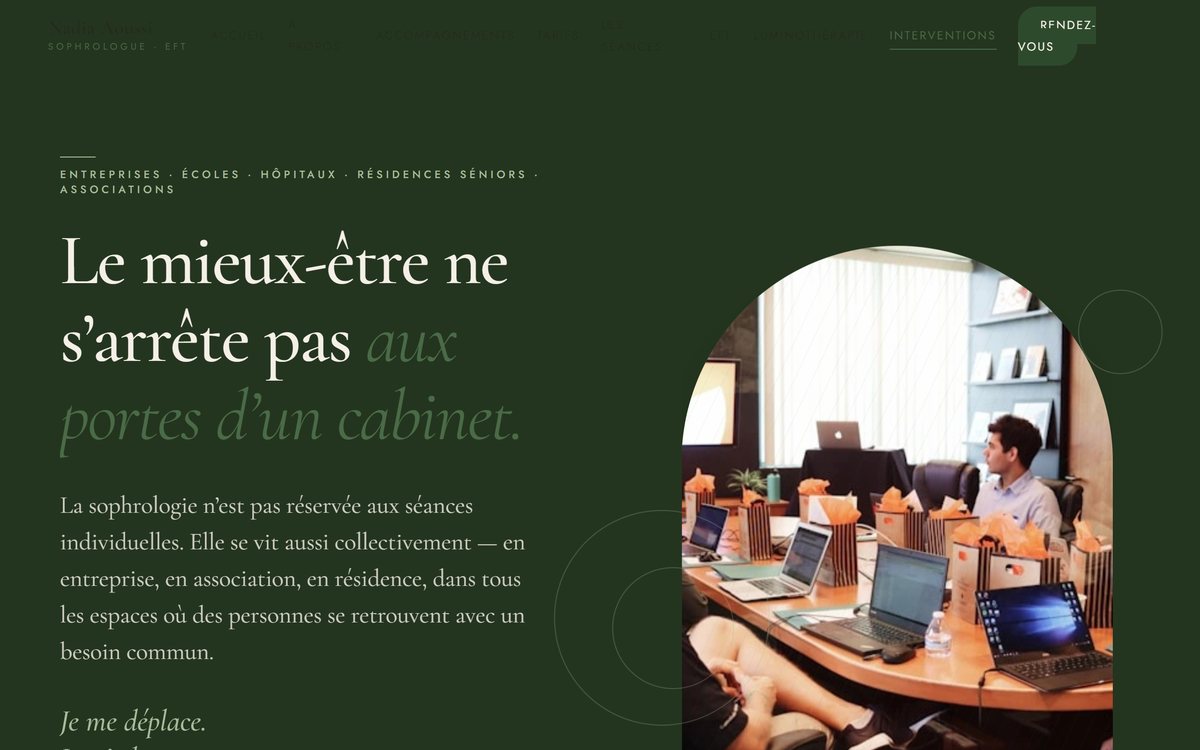 Interventions en entreprise